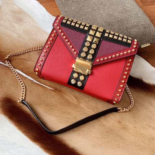 _List The latest color -fighting rivet chain bag-d142d2c5